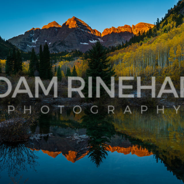 Maroon Bells Sunrise Fall 2020